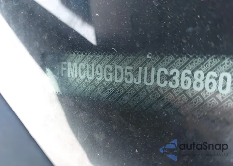 2018 Ford Escape Se from USA, damaged, VIN 1FMCU9GD5JUC36860